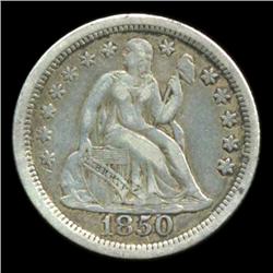1850 Seated Dime Hi Grade (COI-4325)