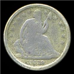 1839 Seated Dime Circulated (COI-4331)