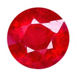 1.15ct Top Blood Red Ruby Round 5.8mm AAA (GEM-8438A)