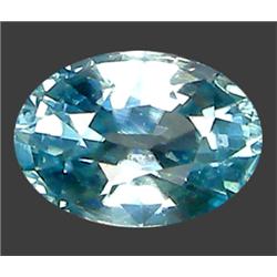 1.26ct Top AAA Oval Cut Blue Green Zircon  VVS (GEM-8769)