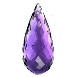 9.15ct Superb Briolette Drill Purple Amethyst FLAWLESS (GEM-9087)