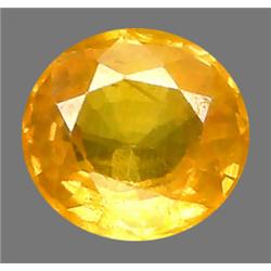 1.43ct Oval Cut Top AAA Yellow Sapphire VS (GEM-9114)