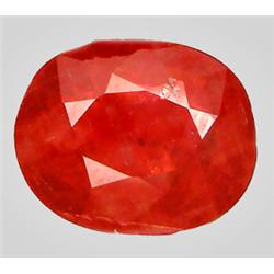 3.50ct Oval Cut Orange Red Padparascha Sapphire (GEM-9163)
