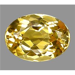 1.18ct Top AAA Oval Yellow Beryl Tanzania  VVS (GEM-9164)
