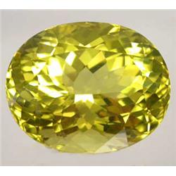 38.31ct Titanic Top Golden Green Quartz AAA FLAWLESS (GEM-9193)