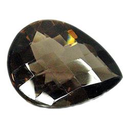 56ct  Wonderful Clean Checkerboard Smoky Quartz Huge  (GEM-9233)
