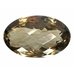 50ct Wonderful Clean Checkerboard Smoky Quartz  (GEM-9237)