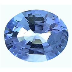 0.88ct Wonderful Natural Blue Tanzanite Oval Shape VVS (GEM-9240)
