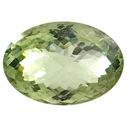 32.65ct Dazzling Natural Green Amethyst Checkerbord VVS (GEM-9242)