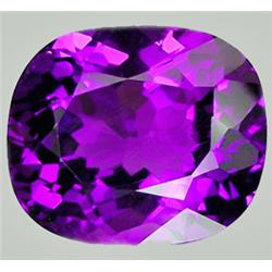 12.30ct  Elegant Cushion Purple Amethyst FLAWLESS (GEM-9251)