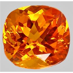 26.55ct  Blinding Cushion Madeira Citrine FLAWLESS (GEM-9255)