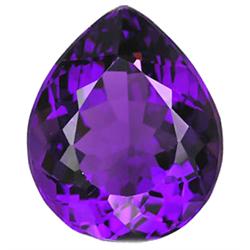 24.50ct  Screaming  Pear  Purple Amethyst FLAWLESS (GEM-9270)