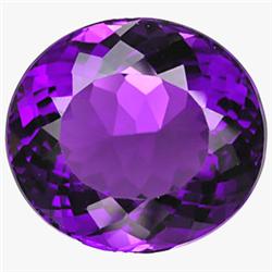 24.90ct  Deluxe Oval Purple Amethyst FLAWLESS (GEM-9271)