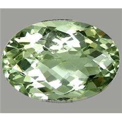 12.90ct Exquisite Oval Checkerboard Green Amethyst  FLAWLESS (GEM-9278)