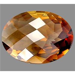 22.85ct Genuine  Oval Check Peach Pink Imperial Topaz FLAWLESS (GEM-9282)