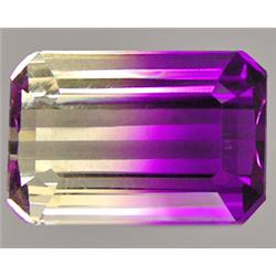22.20ct  Gorgeous Octagon Bi Color Ametrine FLAWLESS (GEM-9284)