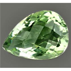 16.25ct Classic  Pear Checkerboard  Green Amethyst  FLAWLESS (GEM-9285)
