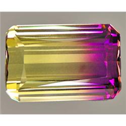 21.00ct  Rare Octagon Bi Color Ametrine FLAWLESS (GEM-9286)