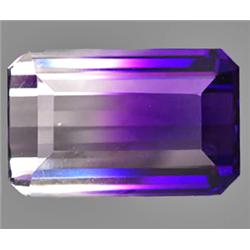 17.35ct  Surprising  Emerald Bi Color Ametrine  FLAWLESS (GEM-9293)