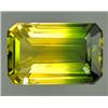 Image 1 : 19.85ct  Extreme Octagon Bi Color Citrine  FLAWLESS (GEM-9294)
