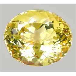 29.80ct  Lovely Oval Yellow Citrine FLAWLESS (GEM-9296)