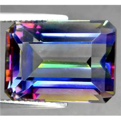 23.29ct Octagon Cut Multi Color Mystic Quartz FLAWLESS (GEM-9306)