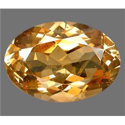 7.28ct Oval Cut Top AAA Imperial Topaz  VVS (GEM-9309)
