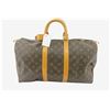 Image 1 : Louis Vuitton Brown Monogram Canvas Leather Keepall 45 cm Duffle Bag Luggage