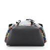 Image 3 : Gucci Black Multicolor Double Pocket Belt Backpack Psychedelic Print GG Coated C