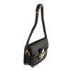 Image 2 : Celine Vintage Black Leather Horse Carriage Box Shoulder Bag
