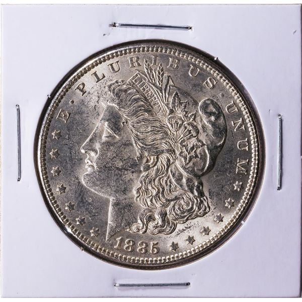 1885 $1 Morgan Silver Dollar Coin CH BU
