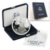 Image 1 : 2002-W $1 American Silver Eagle Dollar Proof Coin w/Case & COA
