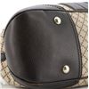 Image 5 : Gucci Brown Diamante Canvas Leather Catherine Top Handle Shoulder Bag