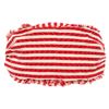 Image 4 : Chanel Red White Stripe Canvas Half Moon Shoulder Bag