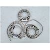 Image 1 : Flexible Connectors Braided Stainless Steel (x8)