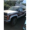 Image 2 : *TOW* 1990 GMC SIERRA SLE 2500, 2 DR PU, BURGUNDY, VIN# 1GTGK24K2LE527514