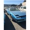 Image 2 : *TOW* 1989 PONTIAC FIREBIRD, 2 DR HATCHBACK, BLUE, VIN# 1G2FS21E9KL229924