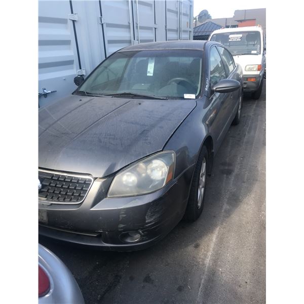 *TOW* 2006 NISSAN ALTIMA 4 DR SEDAN, GREY, VIN# 1N4AL11D46C216675