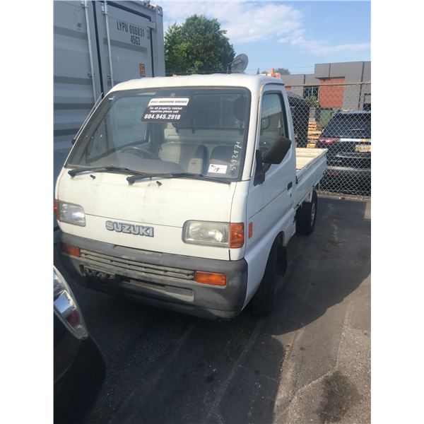 *TOW* 1998 SUZUKI S CARRY, 2 DR PU, WHITE, VIN DC51T548785