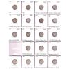 Image 1 : Estate Lot of 39x 1940-2020 Canada Assorted 10-cent Errors. 39pcs.