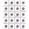 Image 1 : Estate Lot of 100x 1939-2001 Canada Assorted 5-cent Errors. 100pcs.