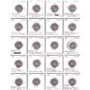 Image 2 : Estate Lot of 100x 1939-2001 Canada Assorted 5-cent Errors. 100pcs.