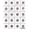 Image 3 : Estate Lot of 100x 1939-2001 Canada Assorted 5-cent Errors. 100pcs.