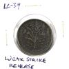 Image 1 : CH-LC39 Lower Canada (1838) Sou "Bouquet" Token, Weak Strike Reverse