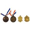 Image 1 : Lot of 4x 1946-1948 Waterloo Music Festival Medals. Two with original ribbons. Includes 1946, 1947, 
