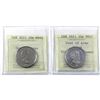 Image 1 : 50-cent 2021 MS66 & 2021 Alloy PF67 UHC PCCS Certified. 2pcs.
