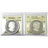 Image 1 : Silver $15 2011 Zodiac Rabbit & 2015 Zodiac Sheep ICCS Certified PF67, UHC. 2pcs. (Tax Exempt)