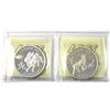 Image 2 : Silver $15 2011 Zodiac Rabbit & 2015 Zodiac Sheep ICCS Certified PF67, UHC. 2pcs. (Tax Exempt)