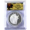 Image 1 : Silver $20 2014 Bison-Portrait PCGS Certified PR70, DCAM *First Strike* (Tax Exempt)