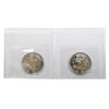 Image 2 : 2021 Canada $2 Insulin Coloured CCCS Certified MS-64 & Plain CCCS Certified MS-65. 2pcs